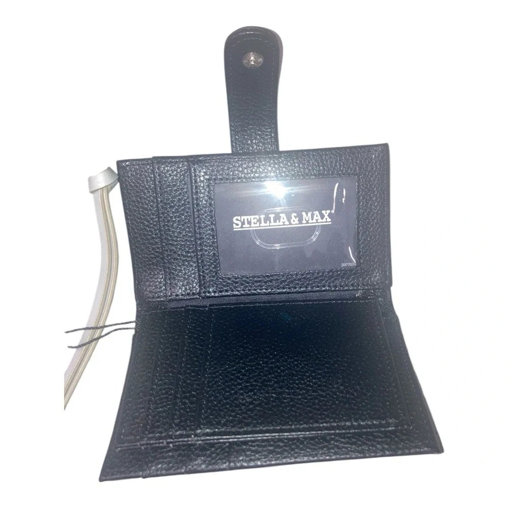 Stella & Max Black leather Wallet